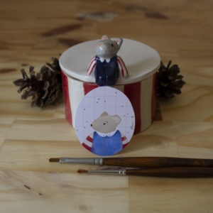 Coffret – Boîte + sticker Nini la souris
