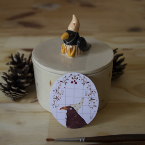 Coffret – Boîte + sticker Coco le corbeau